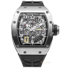 Wristwatch Men's Luxury Watch Mechanical Watch Series RM030 Automatic Machinery Men's Titanium Material 42mm Diameter High Quality Clock