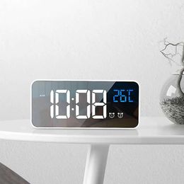Desk Table Clocks Clock Digital Charging Music Alarm Electronic Watch Desk Digital Moment Bedroom Decoration Table And Accessory Smart Hour Light
