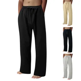 Men's Pants Wide Leg For Women Sweatpants Straight Bottom Plain Fitness Joggers Travel Basic