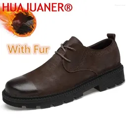 Casual Shoes Size 38-46 Men's Cow Genuine Leather Business Oxfords Men Dress Vintage Lace-up Designer Mens Sneakers