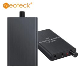 Amplifiers Neoteck 16300 Ohm Earphone Headphone Amplifier With Builtin Power Bank Amplifier With Gain Bass Switch for Android Phone PC