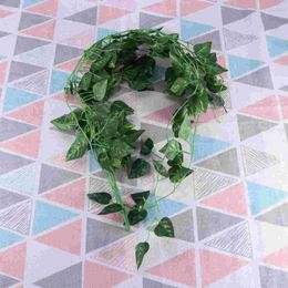 Decorative Flowers Artificial Scindapsus Fake Leaves Garland House Plantss Greenery Vine Wedding