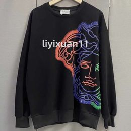 Medusa Hoodies Sweatshirts Autumn And Winter Designer Hoodie Trendy Long Sleeve Luxury Hoodie Net Red Half Face Medusa Ins Printed Base Coat Medusas Sweater 517