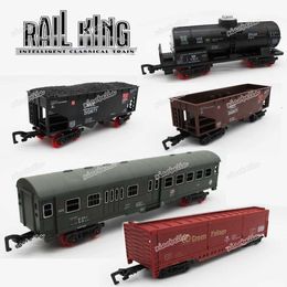 Diecast Model Cars Train tracks freight vehicles truck models heavy-duty accessories DIY toys classic electric trains train kings train track kitsL2405