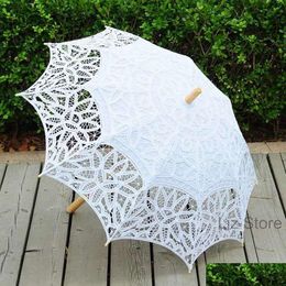 Umbrellas Lace Laces Wedding Vintage Sun Bridal Performance P Ography Prop Party Decoration Umbrella Th1098 S Drop Delivery Home Gar Dhkug