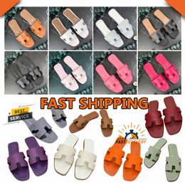 free shipping sandal designer sandals for women slides 2024 slippers triple black white brown pink slide leather slipper womens shoes red new sexy ladies beach