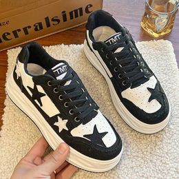 Casual Shoes Womens Platform Sneakers Versatile Star Skateboard Trainers Running Sports Shoes Tennis Shoe Casual Soft Outdoor Sneakers 35-40 240506