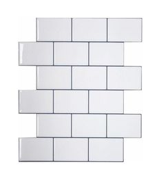 Vividtiles Thicker Tiles Peel and Stick Premium Wall Tiles Stick on Tiles Kitchen Backsplash 5 Pieces Pack 2110218806984