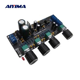 Amplifier AIYIMA NE5532 Preamp Amplifier Tone Board Class A Preamplifier Tweeter Midrange Bass Volume Control