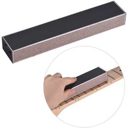 Guitar Sanding Leveling Bar Aluminum Guitar Bass Fret Leveling File With Sandpaper