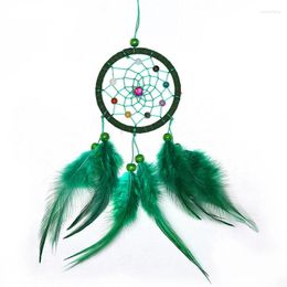 Decorative Figurines Girl Heart Room Pendant Simple Dream Catcher Feathers Fresh Ornament Handmade Lovely Birthday Gift Wedding Home