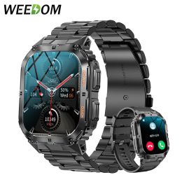 Watches WEEDOM 1.96Inch AMOLED HD Screen Bluetooth Call Smart Watch Sports Fitness Tracker Heart Rate Monitor Smartwatch For Android IOS