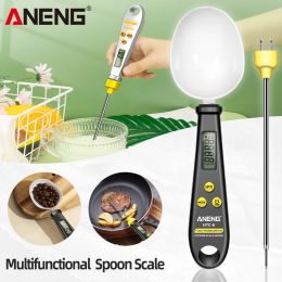 Grills ANENG HTC6 Mini Digital Scale Kitchen Spoons BBQ Meat Cake Candy Fry Grill Dine Household Cooking Thermometer Bake Gadget Tools