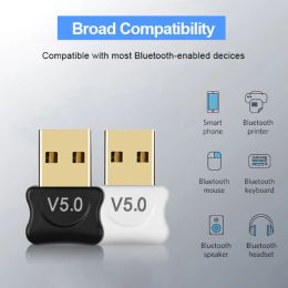 Adapter 5.0 USB Bluetooth Receive Transmitter Bluetooth Plug And Play High Speed Transmitte Dongle Wireless Adapter For PC laptop