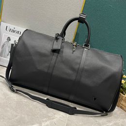 M33400 leather duffel shoulder luggage leather weekender mens holdall bags canvas designer luxury crossbody classic fashion travel handbag high quality RB6582