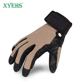 Gloves XYEHS Cadet Climbing Safety Work Gloves Palm & Fingertip Reinforced, Great Grip Comfortable Fit for Construction Outdoor Sports