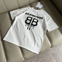 mens t shirt designer shirt technical printing short sleeve casual breathable sweatshirt letter-printed pure cotton lovers' same clothing asian size S-3XL