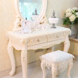 Pads European Lace Dustproof Tablecloth, Table Cover, Computer Desk Cloth, TV Cabinet, Shoe Towel, Linen Table Cloth, Hot Sale