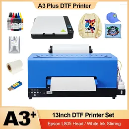 For L805 DTF Printer Machine A3 Plus 13 Inch T Shirt Printing Direct To Film Clothes All Fabric