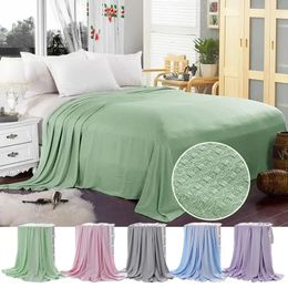 Lightweight Cooling Blanket Skin Friendly Thin Summer Quilt Breathable Comforter Bamboo Fiber For 240506