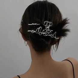 Other Personality geometric design liquid shape cl-style hairpin female special-shaped disc hair strong non-slip big grasping clip