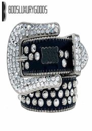 2022 DesignerBelt Simon Belts for Men Women Shiny diamond belt Black on Black Blue white multicolour6418709