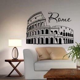 Stickers Roman stadium vinyl wall stickers Italy Rome landmark wall decals office living room bedroom home decoration murals CS20