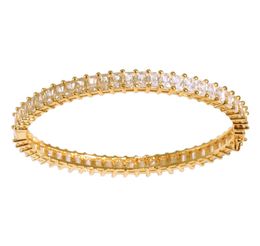 2021 gold bangles design diamond bracelet high end luxury Jewellery designer friendship bracelets silver rose crystal womens fashion1421603