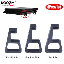 Racks 4Pcs Accessories Bracket For PS4 Slim Pro Feet Stand Console Horizontal Holder Game Machine Cooling Legs Heat Dissipation Base