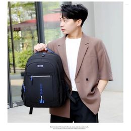 Backpack Oxford Student Schoolbag Trendy Air Cushion Strap High Quality Waterproof Rucksack Business Computer Bag