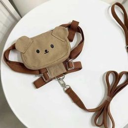 Dog Collars Leashes Cute Ins Cat Go Out Pet Backpack Feces Picking Bag Snack Teddy Puppy Accessories Collar H240506