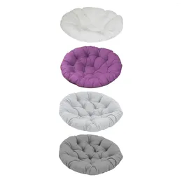 Pillow Padded Seat Egg Shaped Chair Round 15.7 Inch Multifunctional