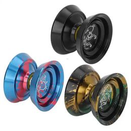 Yoyo YoYo Ball Unresponsive Aluminum Alloy Advanced Fade Free Exquisite Metal Yoyo for Competition with Glove 3pcs Strings