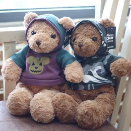 Sweater teddy bear plush toy cuddle bear manufacturer supplies cloth dolls wholesale Qixi girlfriend birthday gifts