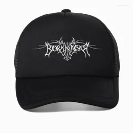 Ball Caps Borknagar Band Logo Baseball Cap Norwegian Black Metal Men Hat Cool Dark Adjustable Snapback Hats Gorras