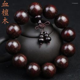 Strand Factory Wholesale Zambia Pterocarpus Santalinus Bracelet Crafts Red Sandalwood Wooden Buddha Beads Rosary High Density