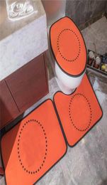 Classic Letters Printed Mats Bathroom Carpet Designer Seat Mats Toilet Seat Cover Thick NonSlip Bathtub Toilet Seat Cushion5305595