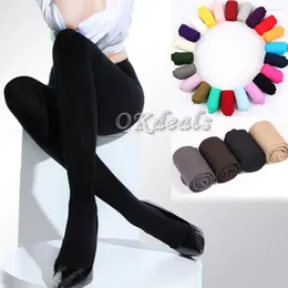 Women Socks 8 Colours Stockings Pantyhose Women's Spring Autumn Footed Thick Opaque 120D Tights Clothing