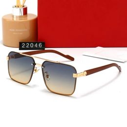 Designer Sonnenbrille für Männer Frauen Retro Brille Outdoor Shades PC Frame Fashion Classic Lady Sun Gläser Spiegel 7 Farben mit Box Cart22046