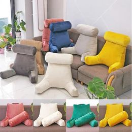 Pillow Sofa Back Lumbar Support Reading Rest Pillows With Arms Bed Home Decor