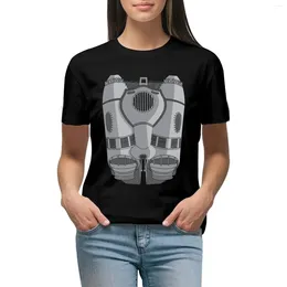 Women's Polos Rocketeer Jetpack T-shirt Lady Clothes Graphics Plus Size T Shirts For Women Loose Fit