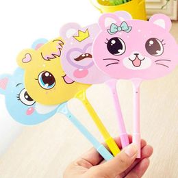 20/30pcs Cute Cartoon Fan Ball Pens Office School Supply Funny Stationery Gel Kawaii Supplies