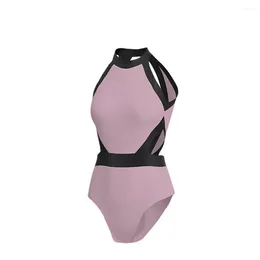 Stage Wear Ballet Women's Adult Design Practise All-in-one Suit Slim Fit Line Yoga Base Vacation Swimsuit Top