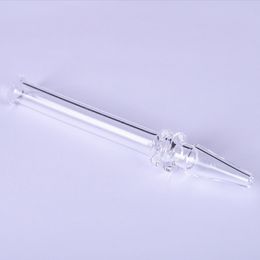 Pyrex Smoking Glass Hand Pipe Filter Nector Collector Kit Handpipes Dab Straw Nail Tips Cigarette Holder Dabber Tip Water Pipes Bong