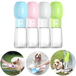 Dog Bowls Feeders Water Bottle Puppy Portable Cup For Small Medium Big Dogs Cats Outdoor Drinking Leak Proof Golden Retriever Pet Supplies H240506