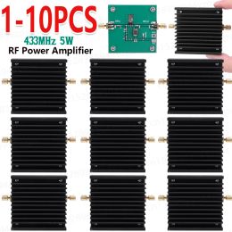 Amplifiers 433MHz 5W RF Power Amplifier Input 0.1W RF Signal Power Amplifier Module DC 57.2V with SMA Female for 380450MHz Transmitter