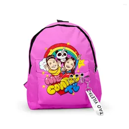 Backpack Trendy Me Contro Te Backpacks Boys/Girls Pupil School Bags 3D Print Keychains Oxford Waterproof Funny Cute Small