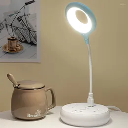 Table Lamps Portable USB Night Light Mini LED Book Lamp Students Eye Protection Reading Bedroom Bedside Sleep PC Lighting