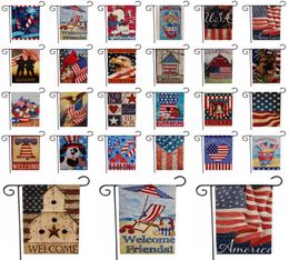 American Garden Flag USA Independence Day Flag US Series Pattern Flags Independence Day Party Home Garden Lawn Decor7054916