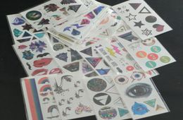 100Pcs 73cm132cm 14Types Whole DIY Water Stickers Tattoos Tattoo Stickers Temporary Tattoos For Body Art Painting Waterproo1215587